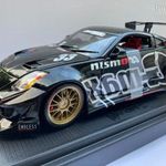 - Nissan 350Z 2003 - 1: 18 Muscle Machines - Ritka Nismo Advan fekete modell autó - dobozában fotó