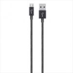 Belkin MIXIT Metallic Micro-USB - USB adat/töltőkábel 1.2m fekete (F2CU021bt04-BLK) (F2CU021bt04-... fotó