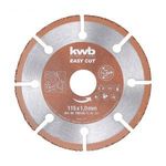 kwb 790540 Vágótárcsa, egyenes 125 mm 1 db Fa, Műanyag, Vörösréz fotó