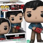 10cmes Funko POP 1142 Evil Dead - Ash Williams figura láncfűrésszel - 40th Anniversary kiadás - na fotó