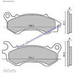 Fékbetét Honda PCX 125-150ccm RMS 2780 fotó