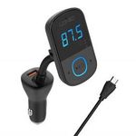 LDNIO C705Q MICRO LDNIO bluetooth FM transmitter autós töltő 2 USB / Type-C aljzat (3A, 43W, PD g... fotó