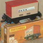 Matchbox - Superfast SF25 FLAT CAR Container konténer vonat fotó