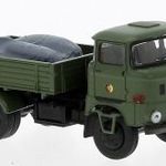 Brekina 71257 IFA W-50 Rövid Platós Teherautó Rakománnyal - NVA fotó