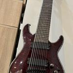 SCHECTER - HELLRAISER C9 BLACK CHERRY - 9 húros gitár fotó