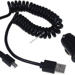 Autós töltő12-24V 2db USB + Micro USB spirálkábel fotó