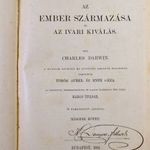 1884 CHARLES DARWIN : AZ EMBER SZÁRMAZÁSA ! 2 KÖTETBEN !!! fotó