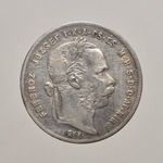 1871 GYF Ferenc József ezüst 1 Forint R! -X79 fotó