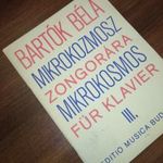 Bartók Béla: Mikrokozmosz zongorára III. - kotta fotó