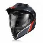 HELMET FLIP FS-606 - GREY/RED - Acerbis fotó