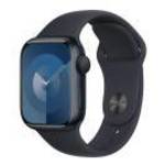 Apple Watch Series 9 GPS 41 mm éjfekete alumíniumtok, éjfekete sportszíj - M/L fotó