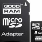 GOODRAM M40A-0080R11 8GB microSD CL4 memóriakártya + adapter fotó