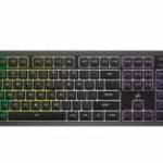 Corsair K55 CORE RGB billentyűzet Játék USB QWERTY Amerikai angol Fekete fotó