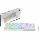 MSI VIGOR GK30 COMBO WHITE US billentyűzet Egér mellékelve Játék USB QWERTY Olasz Fehér fotó