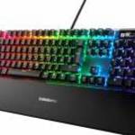 Steelseries Apex 7, Mechanikus, Blue Switch, (UK), Dinamikus RGB világítás, USB, Gaming, Fekete, Vez fotó