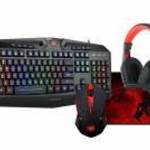 Redragon S101-BA 4 in 1 fekete-piros gamer készlet fotó