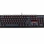 Redragon K551 MITRA, Mechanikus, Brown Switches, (HU), LED világítás, USB, Gaming, Fekete, Vezetékes fotó