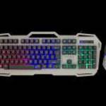 White Shark Apache-2 GMK-1901HU 3200 DPI, LED, USB 2.0 szürke-fekete gamer csomag egér + billentyűze fotó