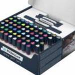 Kétvégű marker készlet, 72 darabos, SCHNEIDER "Paint-It 040 Twin marker Set complete", 30 fotó