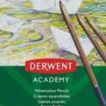 Akvarell ceruza készlet, fém doboz, DERWENT "Academy", 12 különböző szín fotó