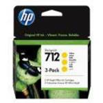 HP 712 3-Pack 29-ml Yellow DesignJet Ink fotó