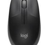 Logitech Egér - M190 (Vezeték nélküli, teljes méretű, Optikai, USB, fekete) - LOGITECH fotó