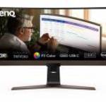 BenQ monitor 37, 5" - EW3880R (Ívelt, IPS, 21: 9, 3840x1600, 4ms, 300cd/m2, 2xHDMI, DP, USB-C Speaker fotó