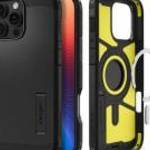 SPIGEN TOUGH ARMOR MAG műanyag telefonvédő (ütésállóság, MagSafe) FEKETE Apple iPhone 16 Pro Max fotó