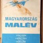 Magyarország MALÉV (térkép) 1973 (viseltes) fotó