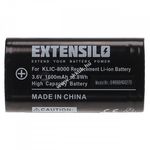 Helyettesítő EXTENSILO Kodak akku EasyShare Z612 típus Klic-8000 1600mAh fotó