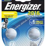 Energizer Ultimate Lithium CR2016 elem 2db/csom fotó