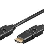 Nagy sebességű HDMI kábel (A típus) > HDMI dugó (A típus) 360 fokban forgatható fejjel 1.5m fotó