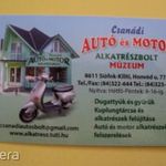 Kártyanaptár, Autó - motor, veterán motor, Vespa robogó fotó