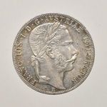 1866 B Ferenc József ezüst 1 Florin -X87 fotó