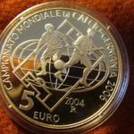 San Marino nagy ezüst 5 euro 2004 PROOF, kapszula, 18 gramm 0.925 32 mm fotó