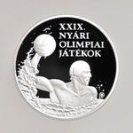 2008 XXIX. Nyári Olimpia ezüst 5000 Forint PP -MH50 fotó