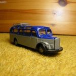 H0 1: 87 Praliné Mercedes Benz 0-3500 tetőcsomagtartóval ellátott retro busz , vasútmodell fotó