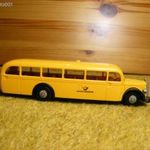 H0 1: 87 BREKINA Deutsche Bundespost Mercedes Benz retro busz , vasútmodell fotó