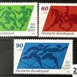 1980 POPULARE SPORTARTEN -NÉPSZERŰ SPORT , BUNDESPOST NÉMET BÉLYEG SOR** 3 EURO -297.- fotó