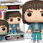 10cmes Funko POP 1459 Stranger Things - Jonathan with Golf Club figura - nagyfejű mozi karikatúra fi fotó