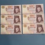 Sorszám követő 500 forint évfordulós fotó