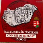 2001 Magyarország pénzérméi forgalmi sor fotó