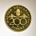 1994 ( 2014 ) ezüst 200 Forint réz utánverete PP -X184 fotó