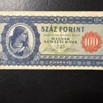 100 forint 1946. EF!! NAGYON SZÉP BANKJEGY!! RITKA!! fotó