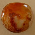 ÁSVÁNY Achát (agate) 187, 95 carat 37, 59 grams 36, 79 mm Brasil fotó