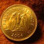 Falkland-szigetek 1 penny 2004 UNC fotó