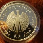 Német nagy ezüst 10 euro 2006 PROOF 18 gramm 0.925 32, 5 mm, kapszulában fotó