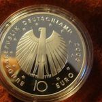 Német nagy ezüst 10 euro 2006 PROOF 18 gramm 0.925 32, 5 mm, kapszulában fotó