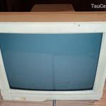 14" monochrome fekete fehér CRT VGA monitor retro 90s JAVÍTÁSRA ###TH27069 fotó