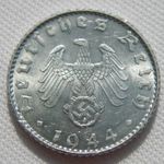 50 Reichspfennig, 1944B, UNC, Németország, Harmadik Birodalom fotó